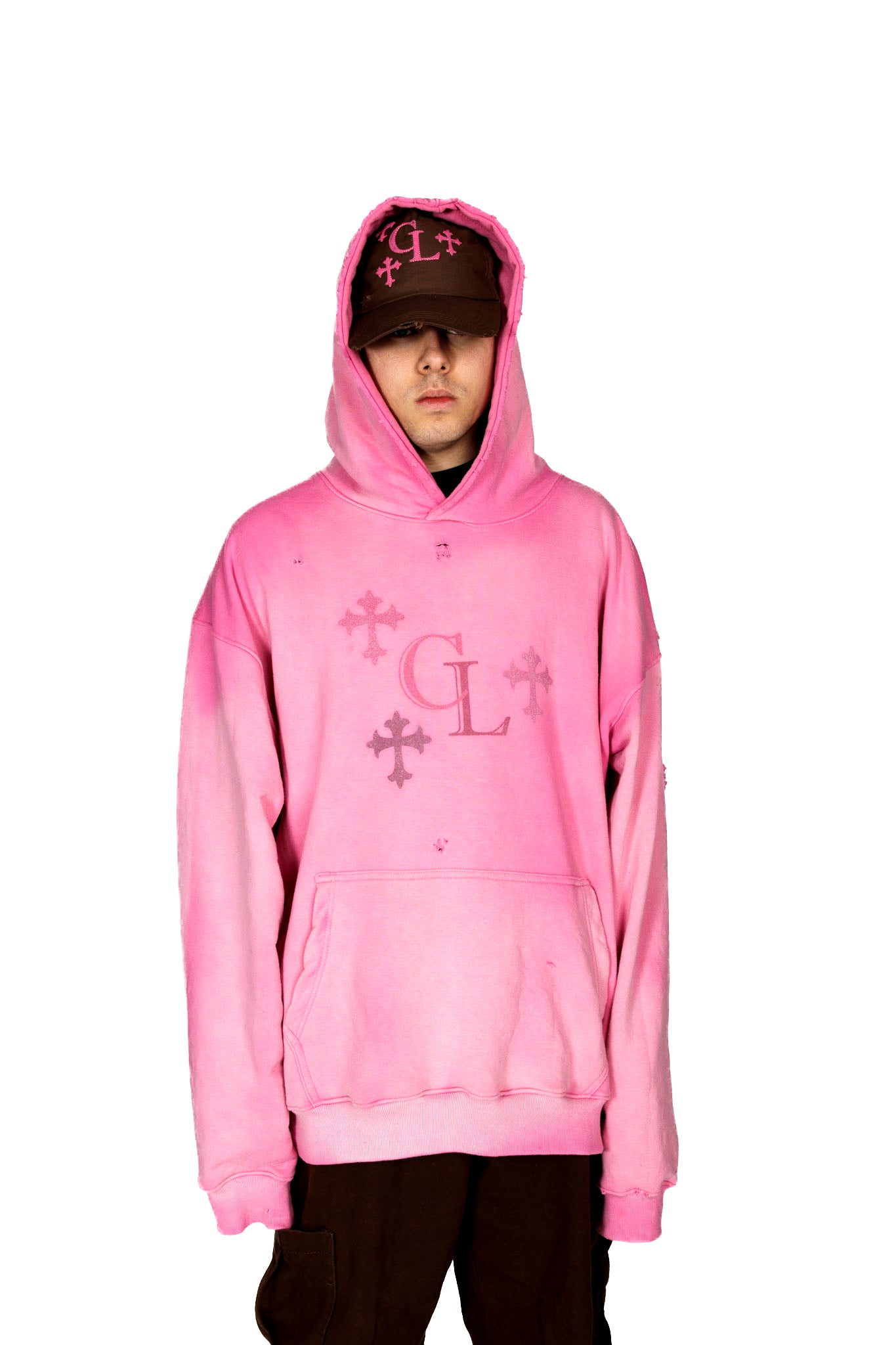 VELVET CROSSES HOODIE LARGE FIT