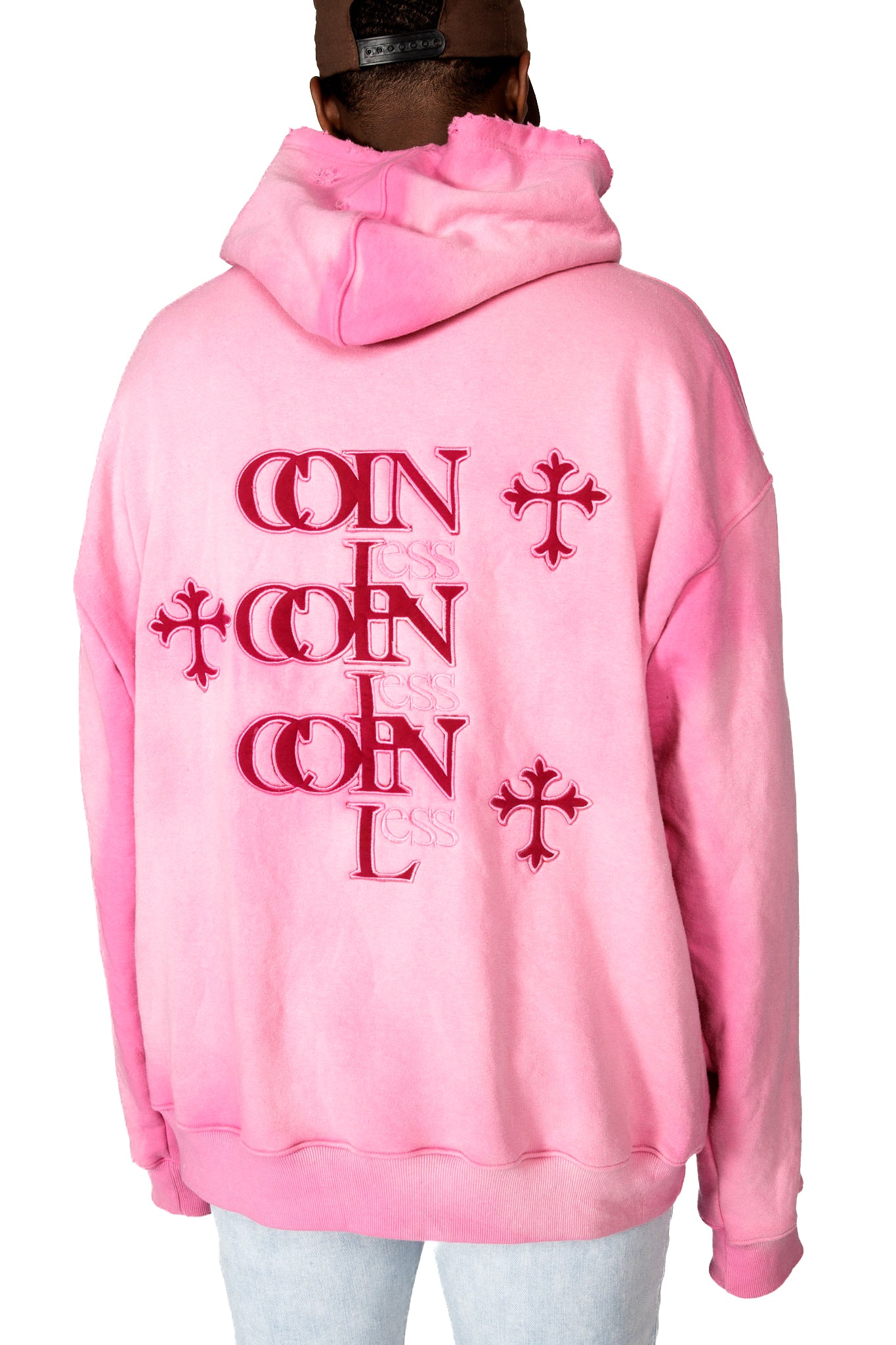 VELVET CROSSES HOODIE LARGE FIT