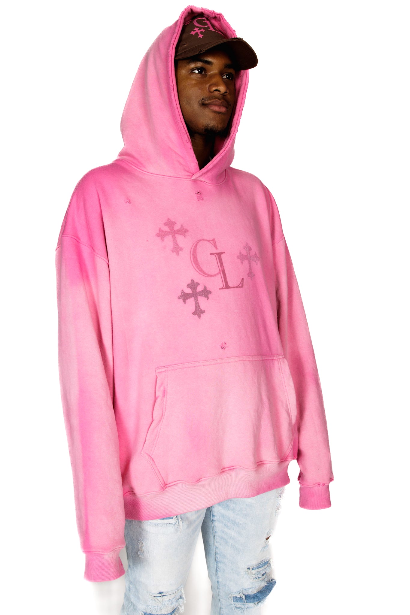 VELVET CROSSES HOODIE LARGE FIT